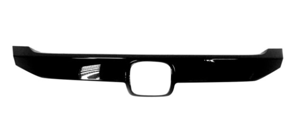 HONDA CIVIC 2016-2021 — FRONT CENTER GRILLE MOLDING; GLOSS BLACK; SEDAN 17-21; COUPE 17-20; SI 17-18 CAPA