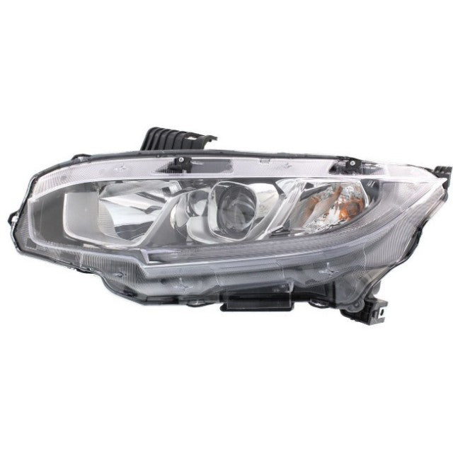 HONDA CIVIC 2016-2021 — HEAD LAMP HALOGEN LH; FOR SEDAN/HATCHBACK 16-21/COUPE 16-20
