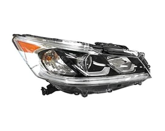 HONDA ACCORD 2013-2017 — HALOGEN HEADLIGHT RH; ACCORD HYBRID 2017