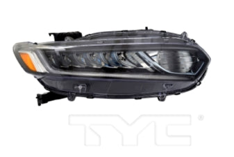 HONDA ACCORD 2018-2022 — HEADLIGHT RH; LED LOW BEAM/HALOGEN HIGH; HYBRID 2018-2020 CAPA