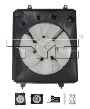 HONDA CRV 2012-2016 — A/C CND FAN ASSEMBLY; 2.4L L4; 2015-2016 (OE 38615-5LA-A01)