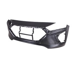 HYUNDAI IONIQ_HYBRID 2017-2022 — FRONT BUMPER PRIMED; TOW COVER INCLUDED; HYBRID/EV 2017-2019