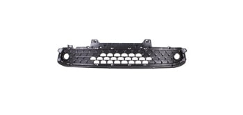 HYUNDAI KONA 2018-2023 — FRONT BUMPER GRILLE; BLACK; FOR SE/SEL/ESSENTIAL; W/O ADAPTIVE CRUISE; W/ FOG HOLES; 2022-2023