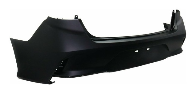 HYUNDAI SONATA 2018-2019 — REAR BUMPER PRIMED; W/O SENSOR HOLES; SONATA 2018-2019