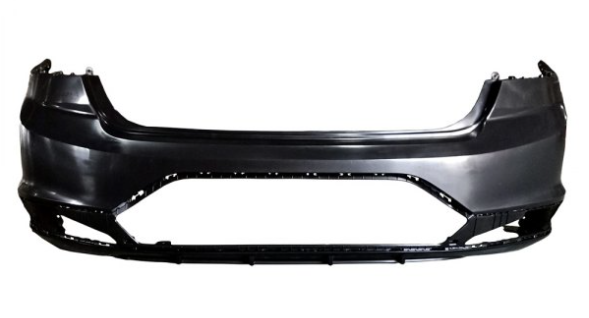 HYUNDAI ELANTRA 2019-2020 — REAR BUMPER PRIMED; USA BUILT; W/O SENSOR; SEDAN 2019-2020