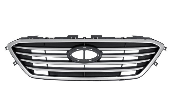 HYUNDAI SONATA 2015-2017 — FRONT GRILLE; W/O SPORT PKG; W/O AUTO CRUISE; SONATA 2015-2017