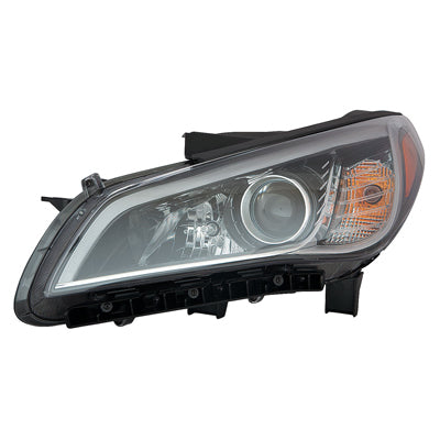 HYUNDAI SONATA 2015-2017 — HEAD LAMP HALOGEN LH; 2 TERMINAL SIGNAL; FOR SE/ECO/SPORT/LIMITED; 2015-2017 CAPA
