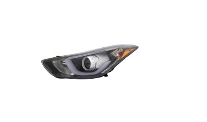 HYUNDAI ELANTRA 2014-2016 — HEADLIGHT LH; KOREA BUILT; W/ LED POSITION; SEDAN 2014-2016/COUPE 2013-2014 (ALSO FIT HY2502186)