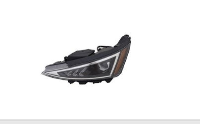 HYUNDAI ELANTRA 2019-2020 — HALOGEN HEADLIGHT LH; KOREA BUILT; W/O LED DRL; 2019-2020 (92101F2540)