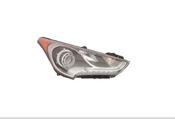 HYUNDAI VELOSTER 2012-2018 — HEADLIGHT RH; PROJECTOR TYPE; TYPE 2; VELOSTER 2013-2017 CAPA