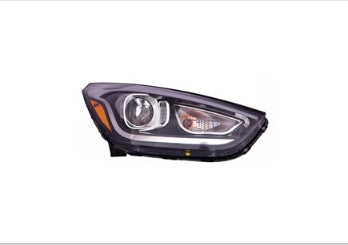 HYUNDAI TUCSON 2010-2015 — HALOGEN HEADLIGHT RH; TUCSON 2014-2015 CAPA