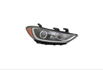 HYUNDAI ELANTRA 2017-2018 — HID HEADLIGHT RH; W/ ADAPTIVE; ELANTRA_SEDAN 2017-2018