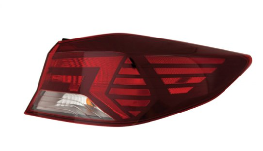 HYUNDAI ELANTRA 2019-2020 — BULB TYRE OUTER TAIL LIGHT RH; USA BUILT; SEDAN 2019-2020