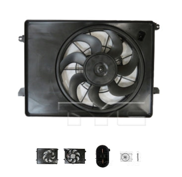 HYUNDAI PALISADE 2020-2025 — RAD/CND FAN ASSEMBLY; ONE BIG FAN; 3.8L; 2020-2024 (OE 25380-S8500)
