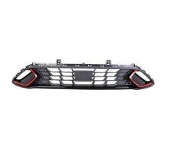 KIA FORTE 2019-2024 — FRONT BUMPER GRILLE; DARK GRAY; W/ ADAPTIVE CRUISE; GT/GT-LINE; 2022-2024 CAPA
