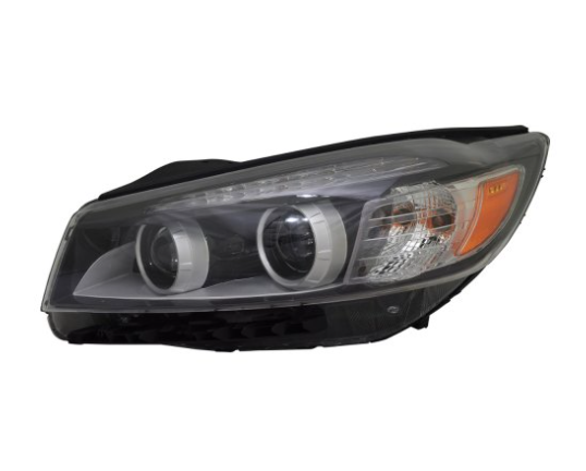 KIA SORENTO 2016-2020 — HALOGEN HEADLIGHT LH; W/ LED ACCENT; SORENTO 2016-2018