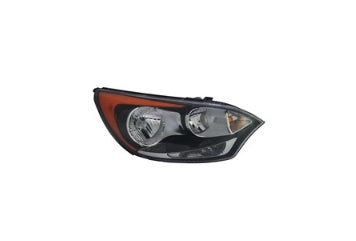 KIA RIO 2012-2017 — HALOGEN HEADLIGHT RH; W/O LED POSITION; RIO_HATCHBACK 2012-2017