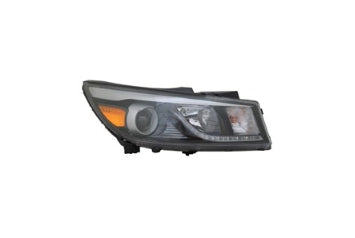 KIA SEDONA 2015-2021 — HALOGEN HEADLIGHT RH; W/ LED DRL; FOR LIMITED/SX/SXL; SEDONA 2015-2018