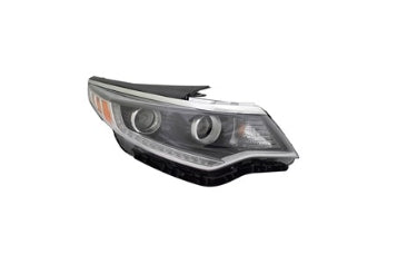 KIA OPTIMA 2016-2020 — HALOGEN HEADLIGHT RH; W/ LED DRL AND PROJECTOR; OPTIMA 2016-2018