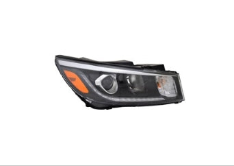 KIA SEDONA 2015-2021 — HALOGEN PROJECTOR HEADLIGHT RH; W/ LED POSITION LAMP; 2019-2021