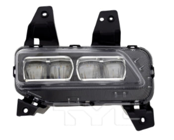 KIA TELLURIDE 2020-2025 — LED FOG LIGHT LH; W/O NIGHTFALL EDITION PKG; EX/SX/SX LTD; 2020-2022 CAPA