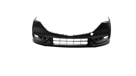 MAZDA CX 5 2017-2025 — FRONT BUMPER PRIMED ; W/ TEXTURED LOWER ; W/O SENSOR HOLES; CX5 2017-2021