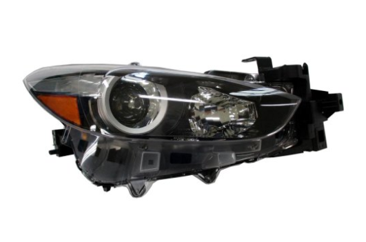 MAZDA MZ 3 2017-2018 — HEAD LAMP HALOGEN RH; JAPAN AND MEXICO-BUILT; MAZDA 3/SPORT 2017-2018 CAPA