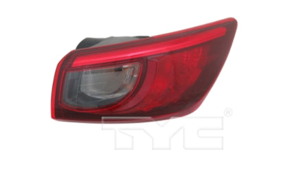 MAZDA CX 3 2016-2022 — OUTER TAIL LIGHT RH; BULB TYPE; SPORT 2016-2021; TOURING 2016-2019