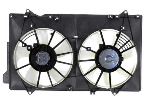 MAZDA CX 5 2012-2016 — DUAL FAN ASSEMBLY; 2.0L L4; CX5 2013-2018