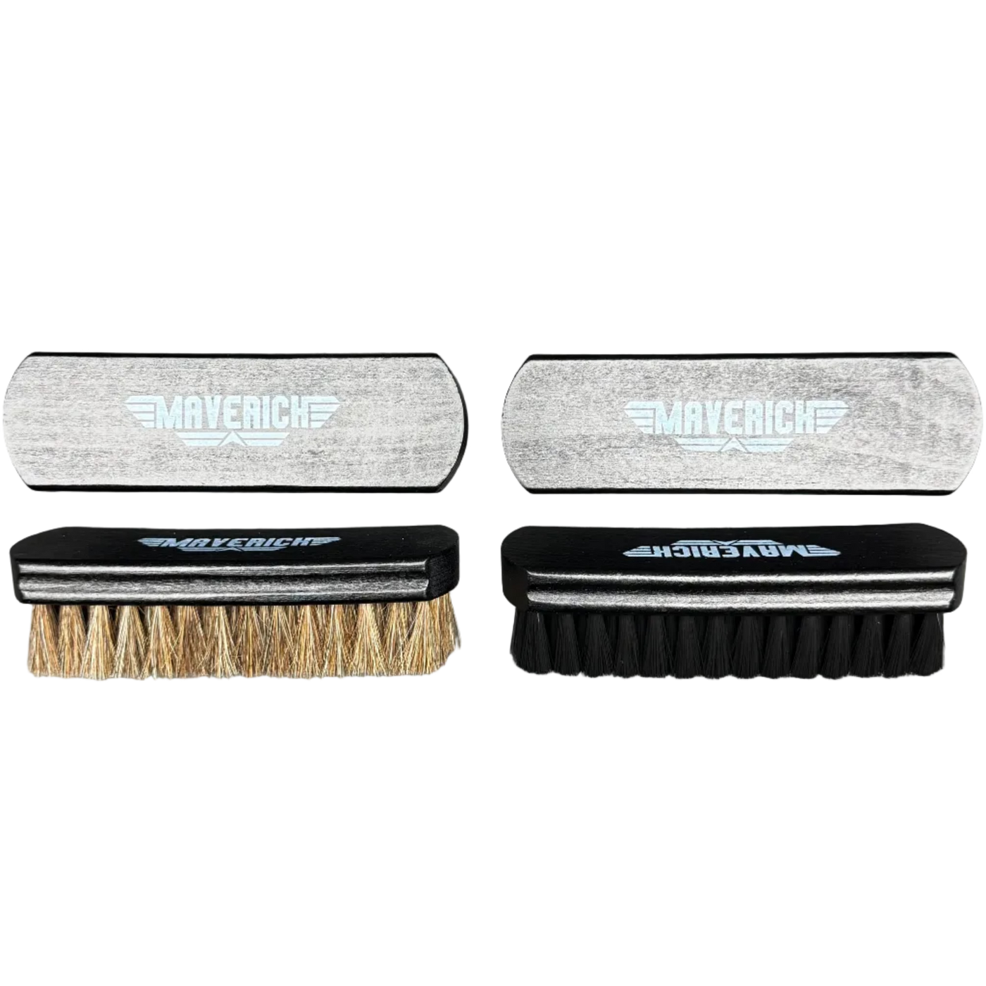 MAVERICK Leather & Fabric Brush Set - 2 PCS