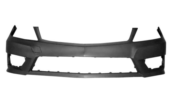 MERCEDES C-CLASS 2012-2021 — FR BUMPER PRIMED; FITS AMG ; W/O DRIVE LAMPS/WASHER/SENSOR;C250/C350 12-15; C300 12-14