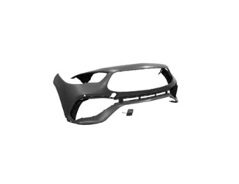 MERCEDES GLA 2021-2025 — FRONT BUMPER PRIMED GRAY; W/ 4 SENSORS & AERODYNAMIC PKG & AMG & TOW; GLA250/35_AMG 2021-2023