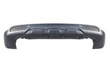 MITSUBISHI OUTLANDER 2022-2024 — REAR LOWER BUMPER; TEXTURED DARK GRAY; 2022-2024/PHEV 2023-2025