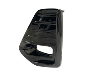NISSAN KICKS 2018-2024 — FOG LIGHT BEZEL LH; PAINTED GLOSS BLACK; 2021-2024