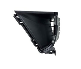 NISSAN ROGUE 2021-2025 — FRONT BUMPER GRILLE LH; BELOW HEAD LIGHT; USA BUILT; TEXTURED BLACK; 2024-2025