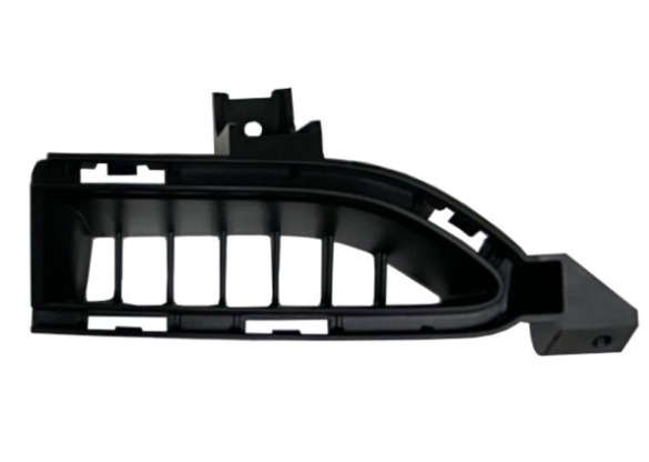 NISSAN ROGUE 2021-2025 — FRONT OUTER BUMPER GRILLE RH; BELOW LAMP; USA BUILT; BLACK; ROGUE 2021-2023