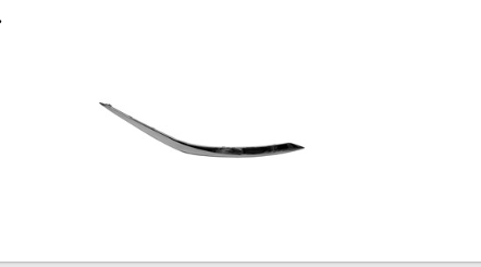 NISSAN MURANO 2015-2024 — FRONT BUMPER MOLDING LH; CHROME; MURANO 2015-2018