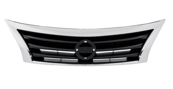 NISSAN ALTIMA 2013-2015 — GRILLE; BLACK / CHROME FRAME; ALTIMA 2013-2015