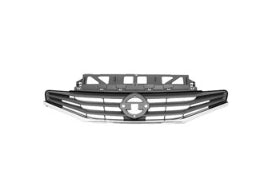 NISSAN VERSA NOTE HB 2014-2019 — GRILLE; PAINTED GRAY 3-BARs/CHROME MOLDING; 2014-2016 (EXC SR)