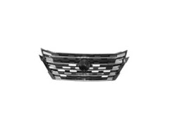 NISSAN ROGUE 2021-2025 — GRILLE; BLACK/CHROME MOLDINGS; W/O CAMERA; USA BUILT; S/SV; 2024-2025