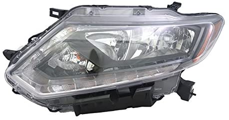 NISSAN ROGUE 2014-2020 — HEAD LAMP HALOGEN LH; W/ LED DRL; 2014-2016