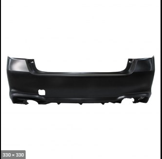 SUBARU LEGACY 2020-2025 — REAR BUMPER PRIMED; W/O SENSOR; LEGACY 2020-2025 CAPA