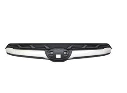 SUBARU FORESTER 2014-2018 — FRONT UPPER GRILLE; MATTE BLACK/CHROME MOLDING; 2017-2018