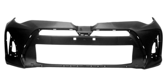 TOYOTA COROLLA 2014-2019 — FRONT BUMPER PRIMED; SE/ XSE; COROLLA SEDAN 2017-2019 CAPA