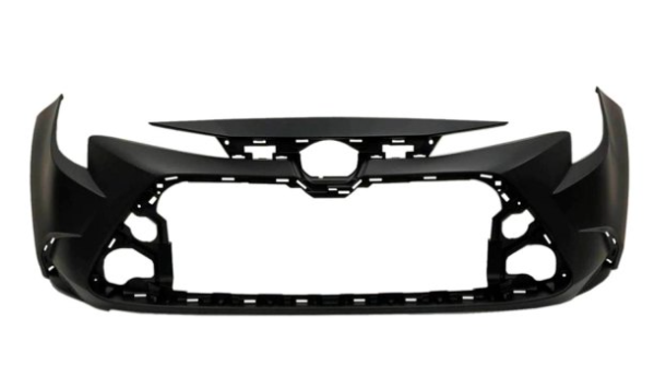 TOYOTA COROLLA 2020-2025 — FRONT BUMPER PRIMED; N-AMERICA BUILT; W/O TOW; FOR L/LE/XLE; SEDAN 2020-2025