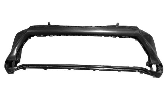 TOYOTA SIENNA 2021-2025 — FRONT BUMPER PRIMED; 2021-2025 ( EXCEPT XSE ) CAPA