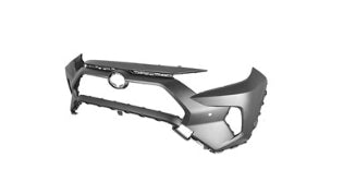 TOYOTA RAV4 2019-2025 — FRONT BUMPER PRIMED; W/ SENSORS; PRIME 2021-2025