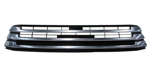 TOYOTA HIGHLANDER 2014-2019 — FRONT LOWER GRILLE; CHROME; W/O CAMERA; FOR LIMITED; HIGHLANDER/HYB 2017-2019