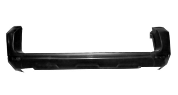 TOYOTA RAV4 2006-2012 — REAR BUMPER PRIMED; W/O WHEEL MOULDING HOLES; RAV4 2009-2012 CAPA