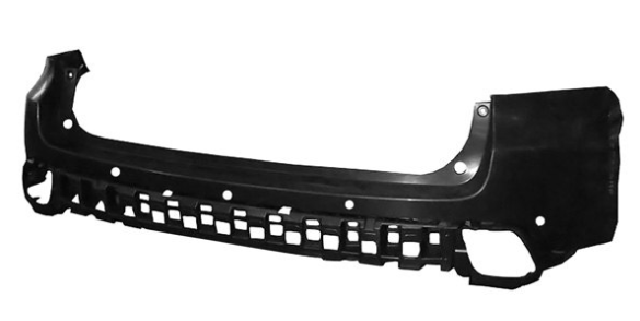 TOYOTA HIGHLANDER 2014-2019 — REAR BUMPER UPPER PRIMED; W/ SENSOR; FOR HIGHLANDER/HYB 2014-2016 CAPA